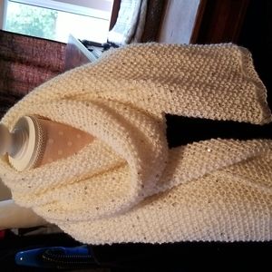 Hand knit shawl/scarf